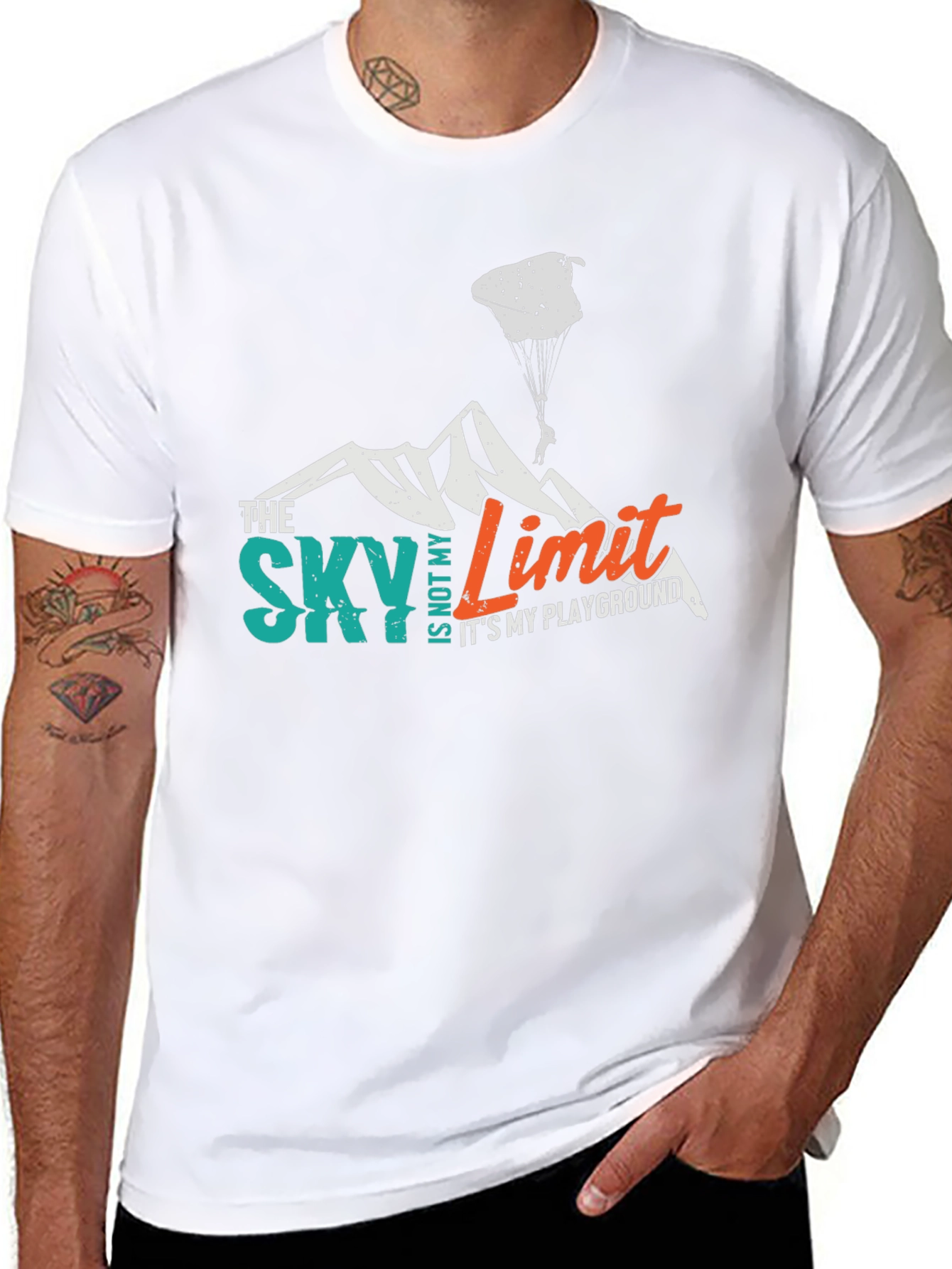 Sky is My Playground T-Shirt - Adventure Seeker Tee