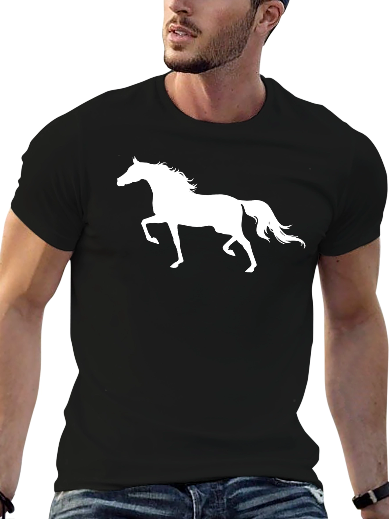 Black Horse Graphic Tee