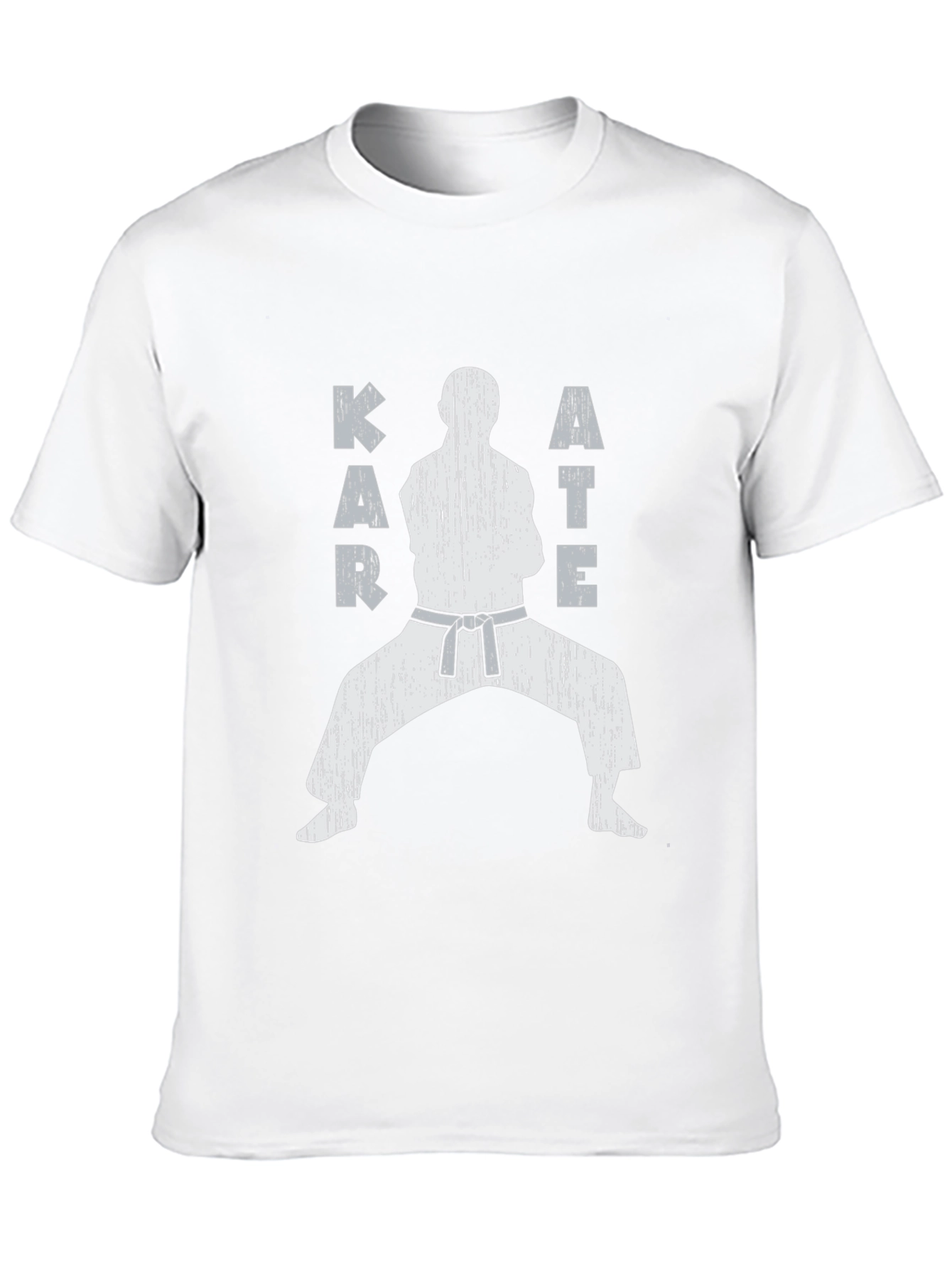 Karate Silhouette Black T-Shirt