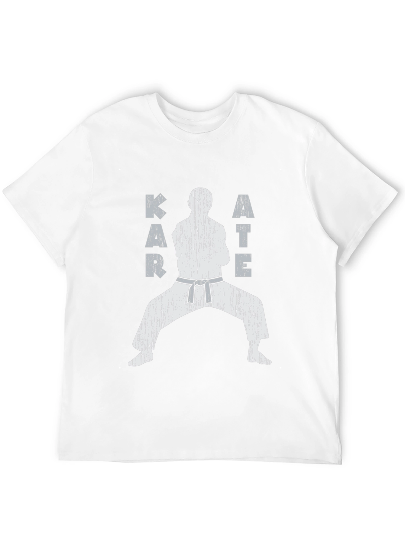 Karate Silhouette Black T-Shirt