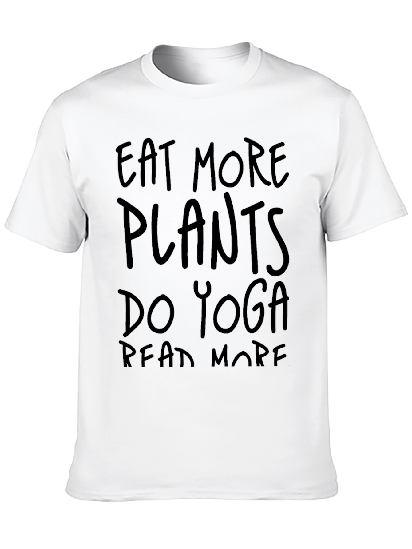 Eat More Plants T-Shirt - Yoga & Reading