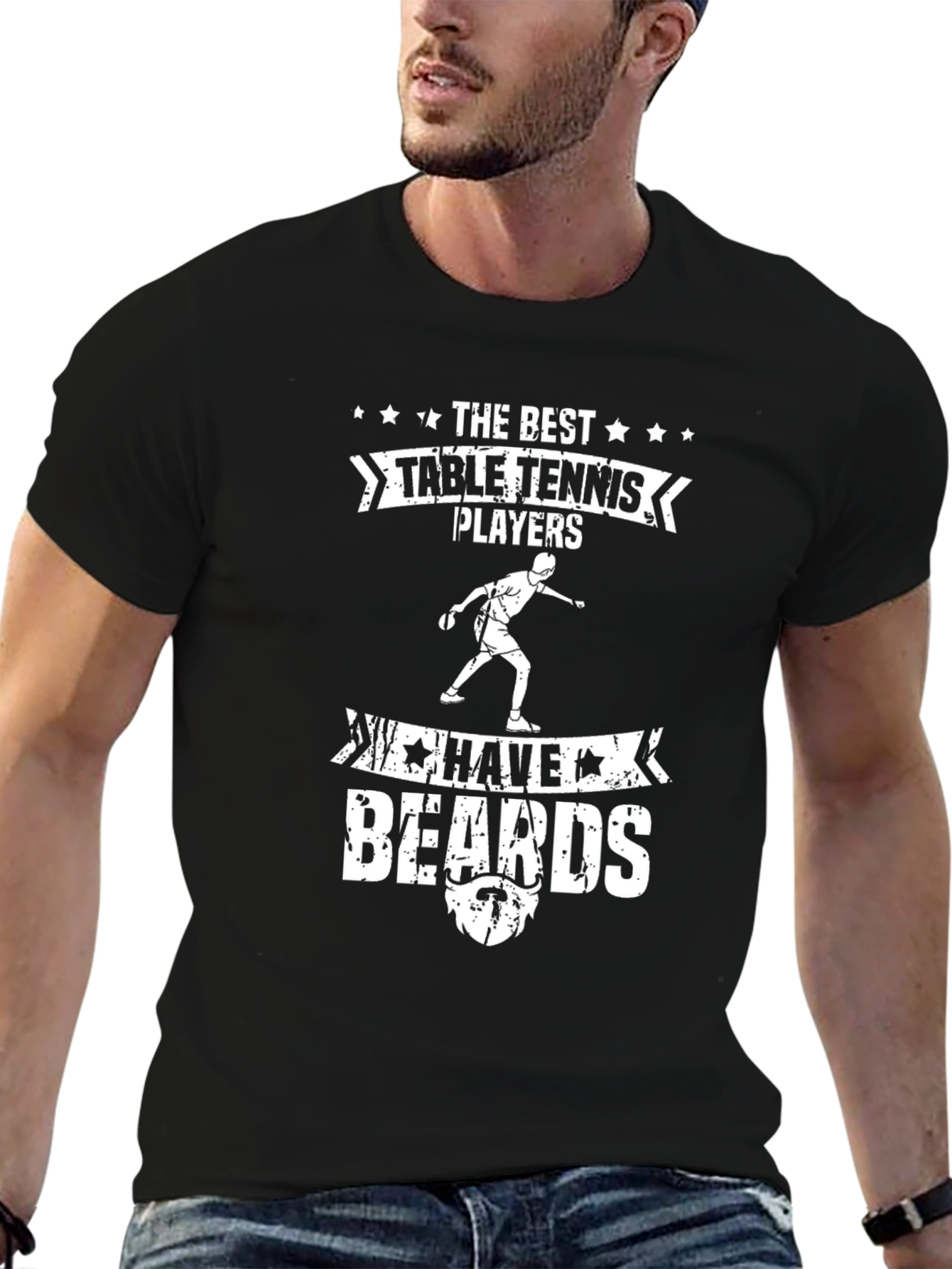 Best Table Tennis Players Have Beards Graphic Tee