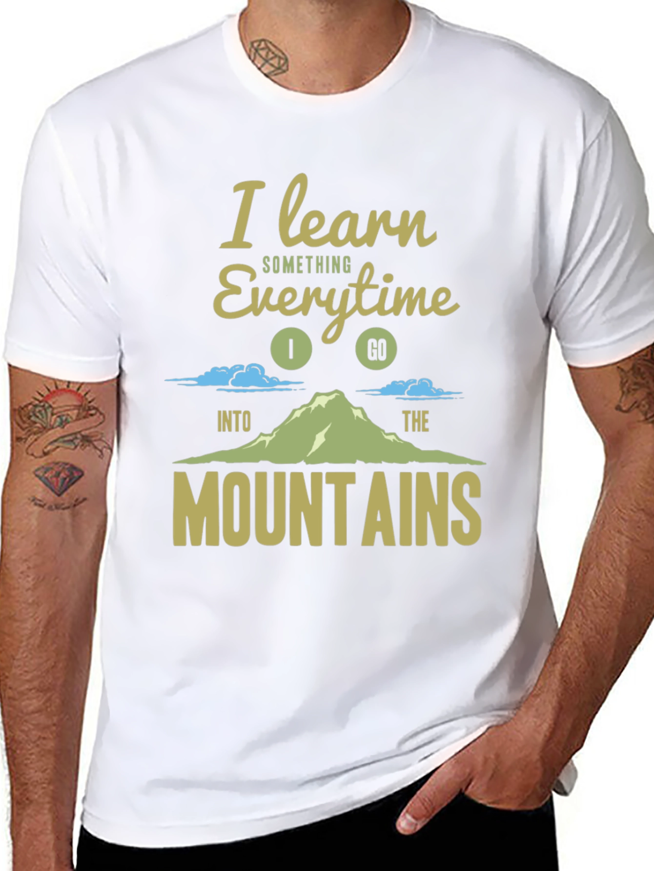 I Learn Something Everytime Mountain T-Shirt
