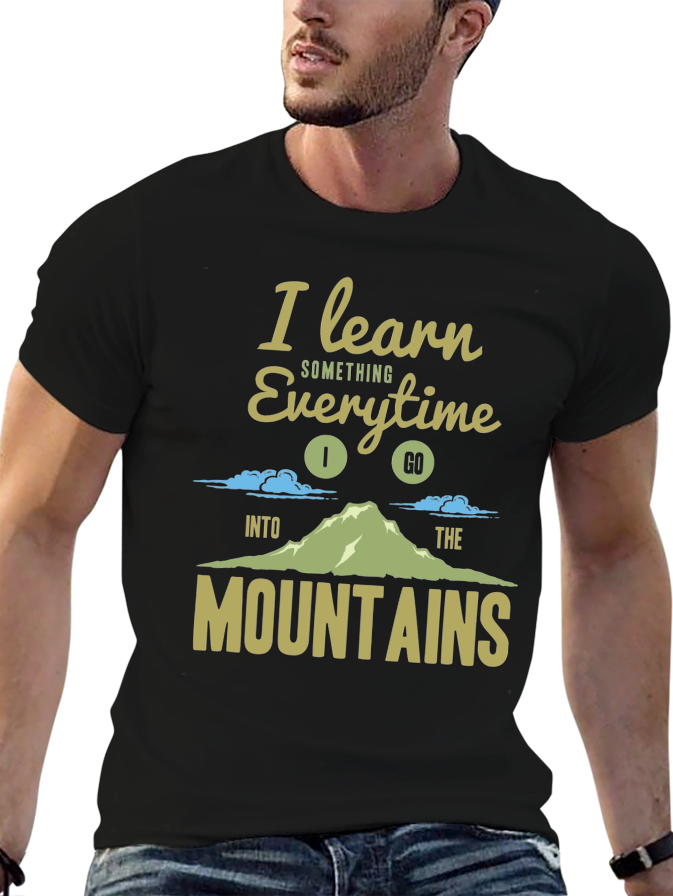 I Learn Something Everytime Mountain T-Shirt