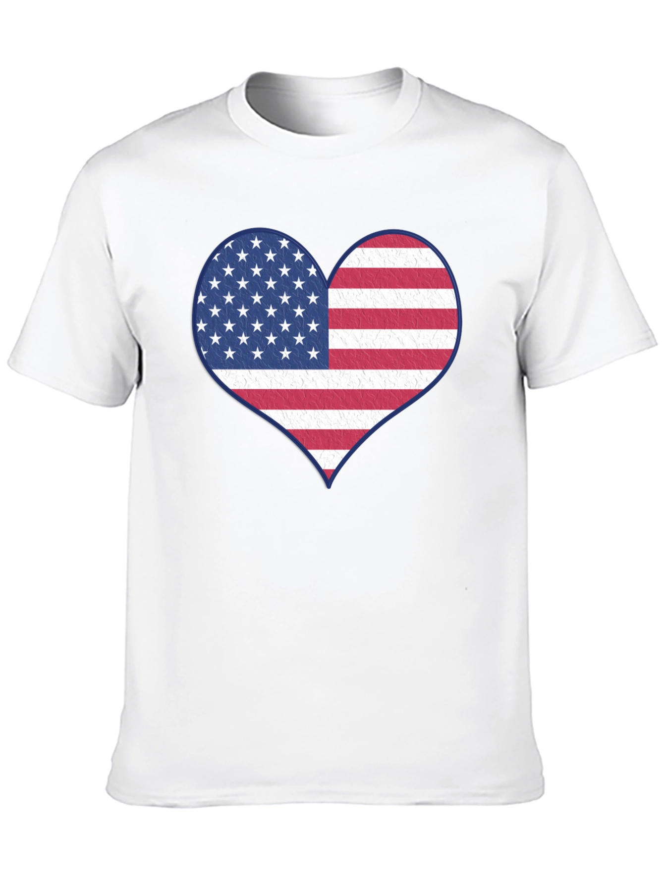 American Flag Heart T-Shirt