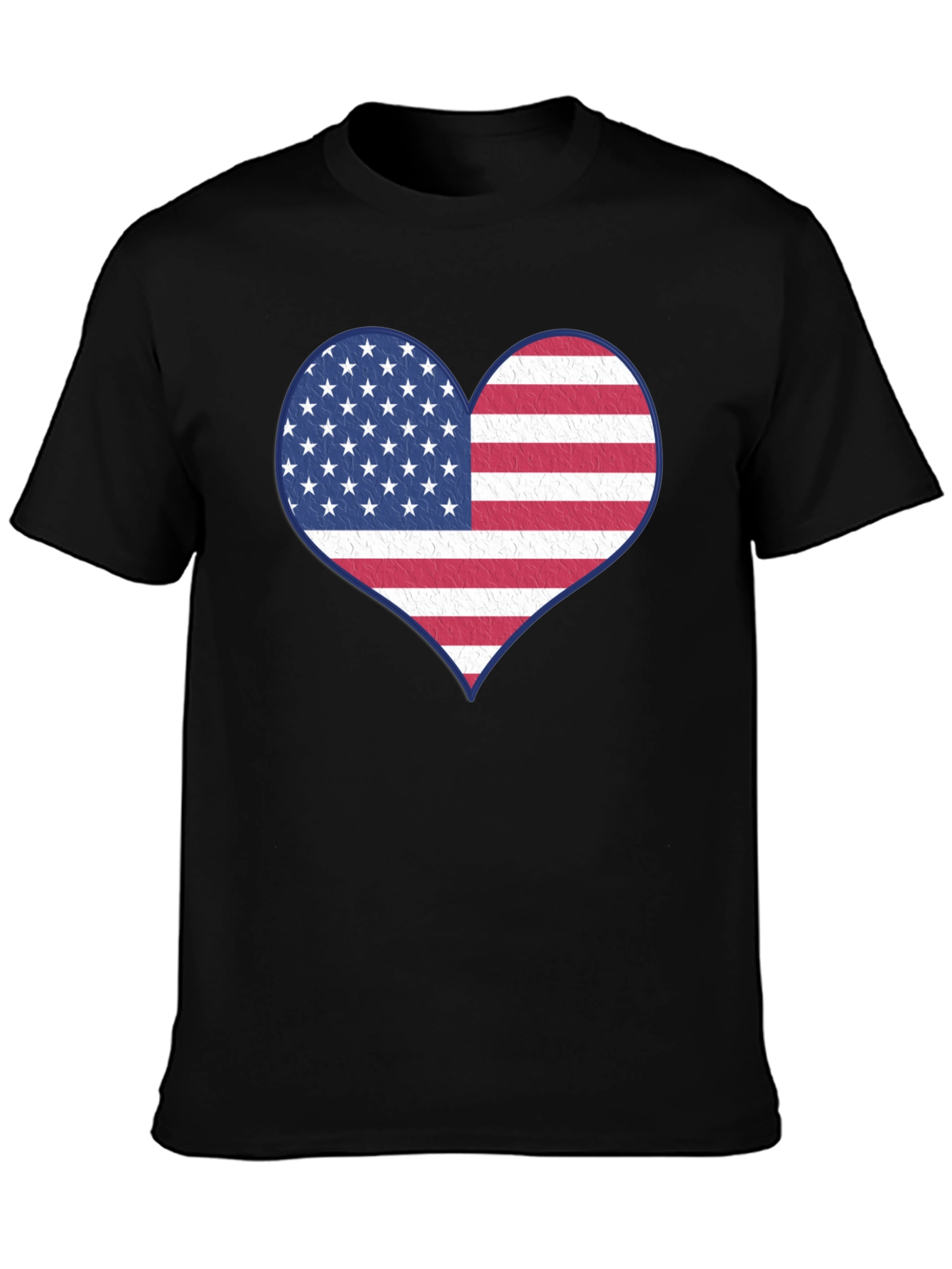 American Flag Heart T-Shirt