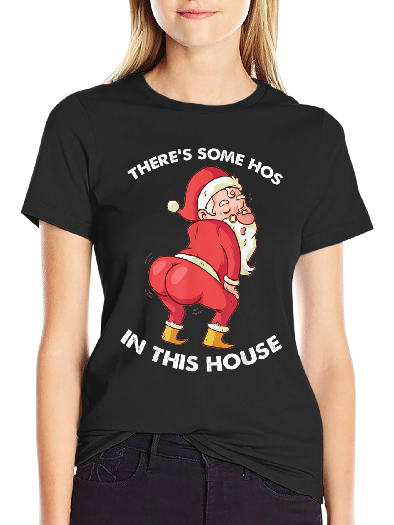 Humorous Christmas Santa T-Shirt