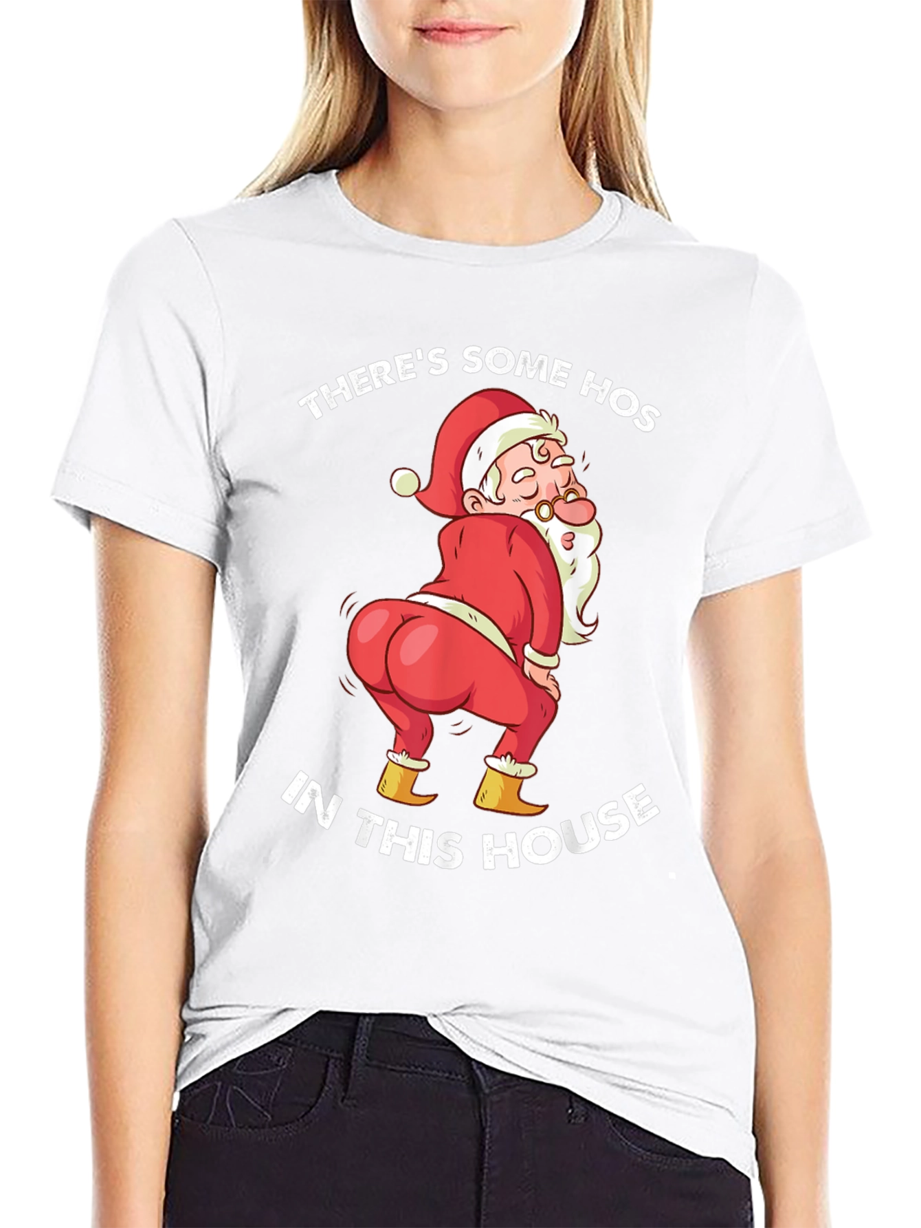 Humorous Christmas Santa T-Shirt