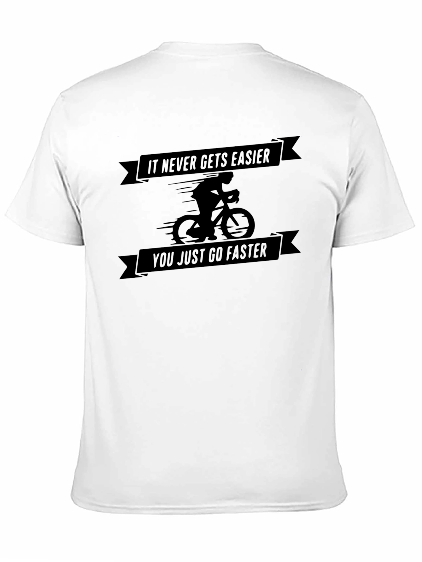 It Never Gets Easier Cycling T-Shirt