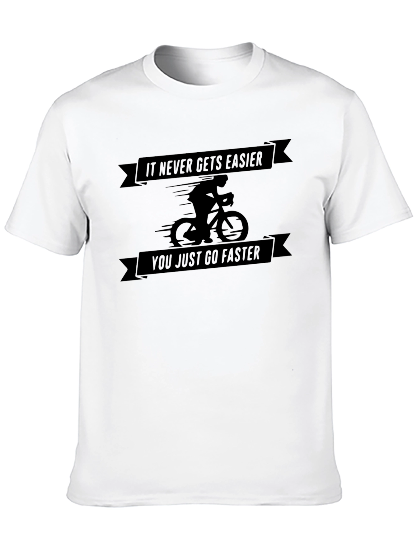 It Never Gets Easier Cycling T-Shirt