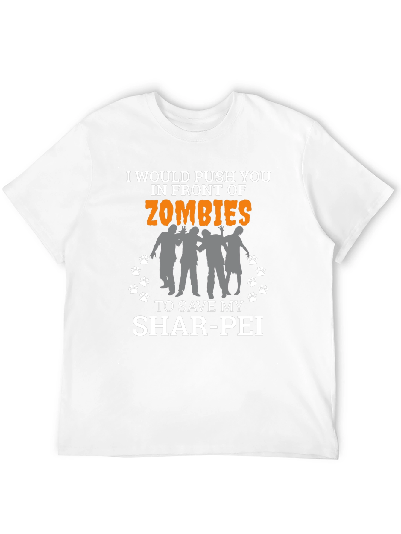 Zombie Shar-Pei T-Shirt - Dog Lover Tee