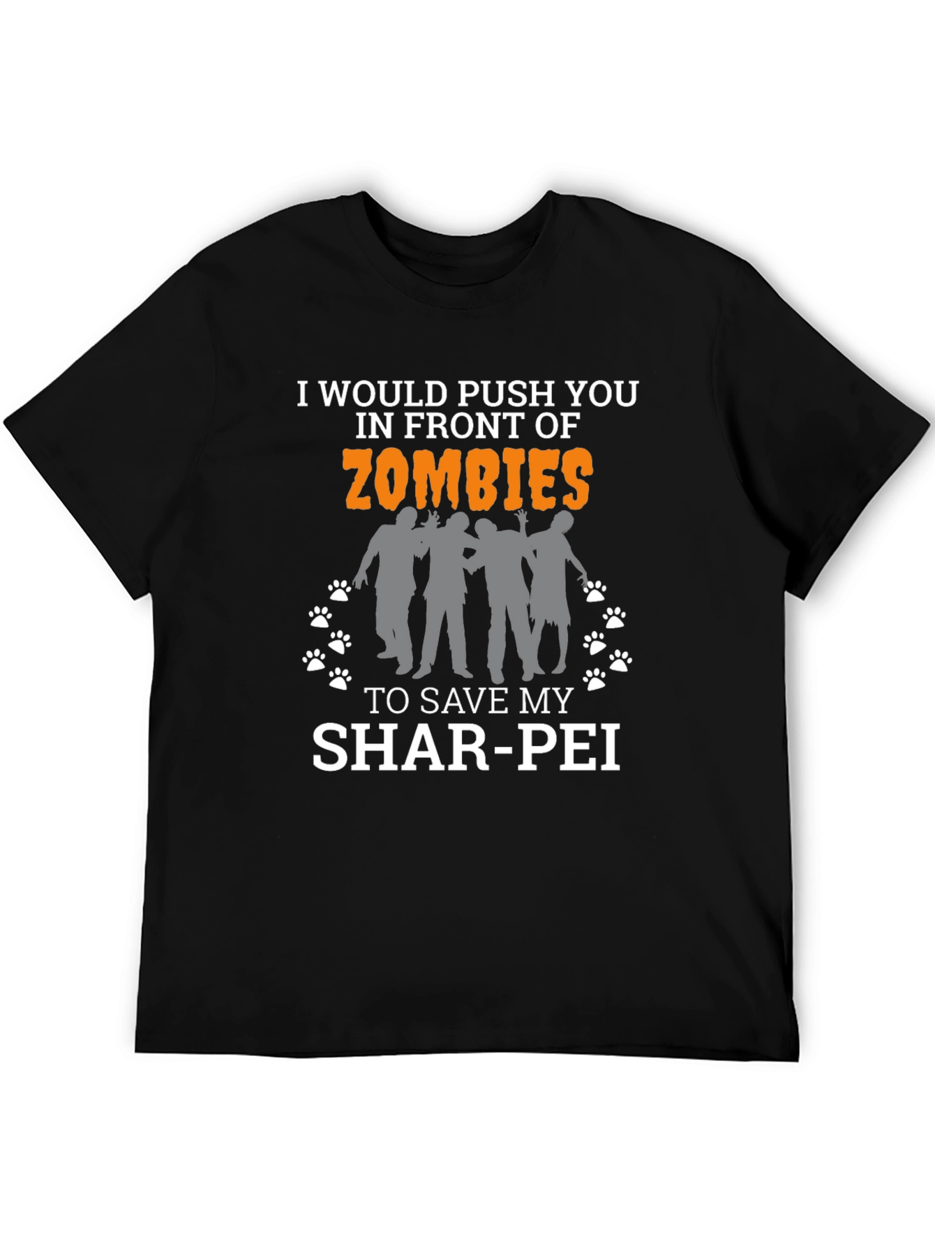 Zombie Shar-Pei T-Shirt - Dog Lover Tee