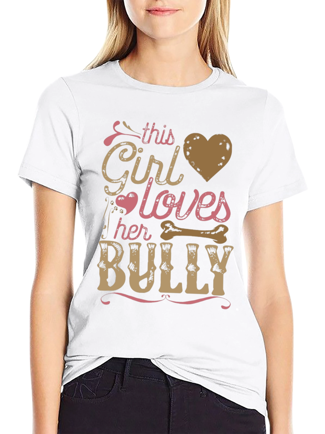 This Girl Loves Her Bully T-Shirt