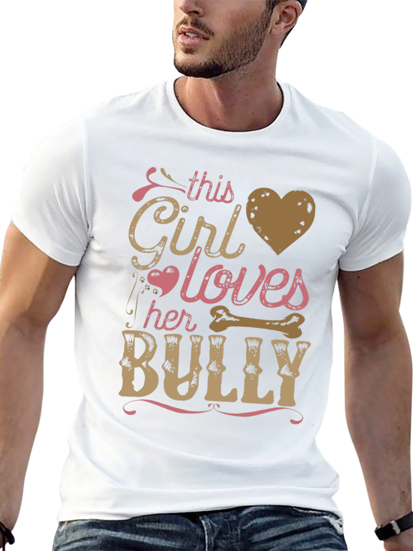 This Girl Loves Her Bully T-Shirt
