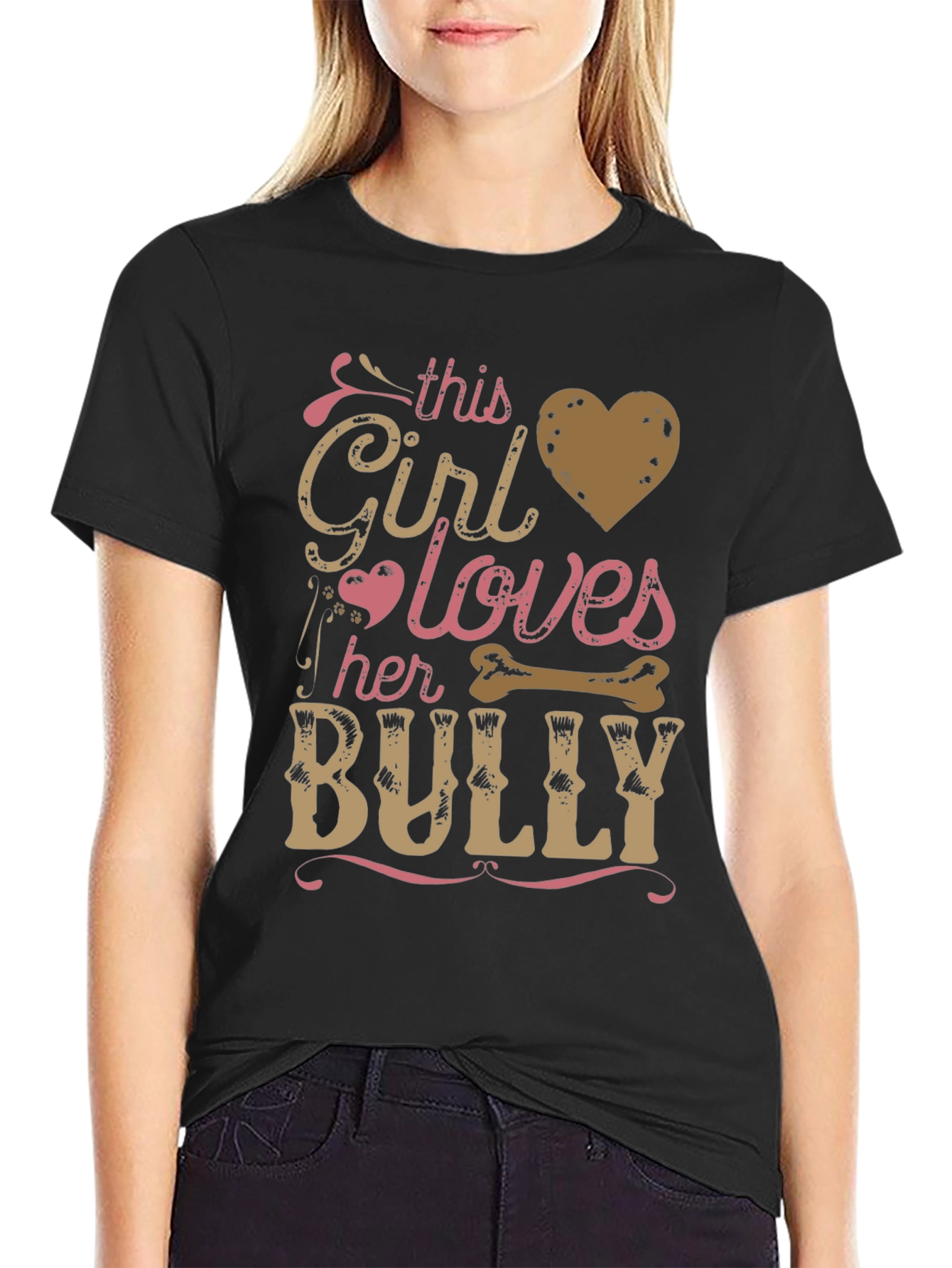 This Girl Loves Her Bully T-Shirt