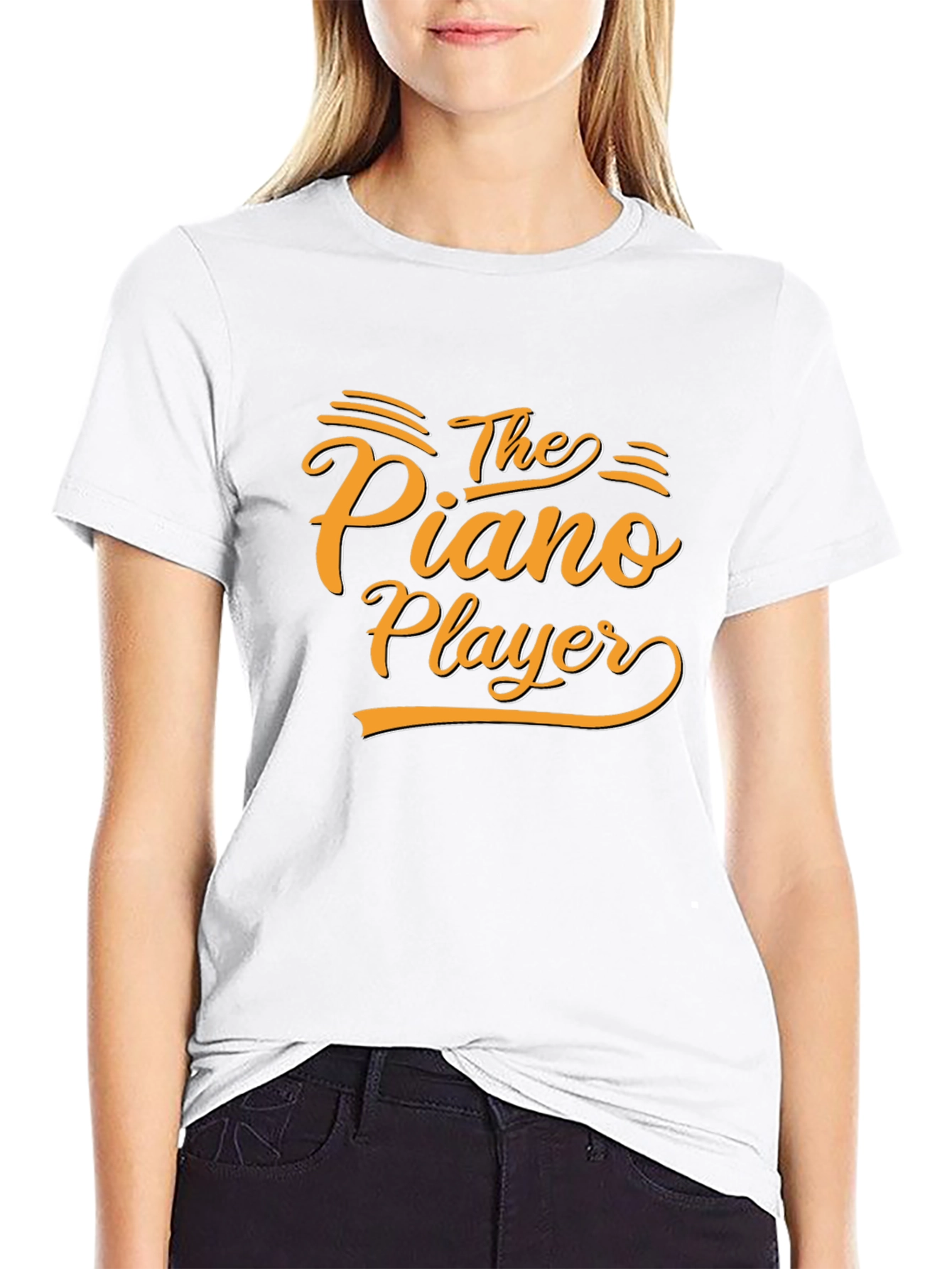 The Piano Player Graphic Tee - Stylish Musician T-Shirt