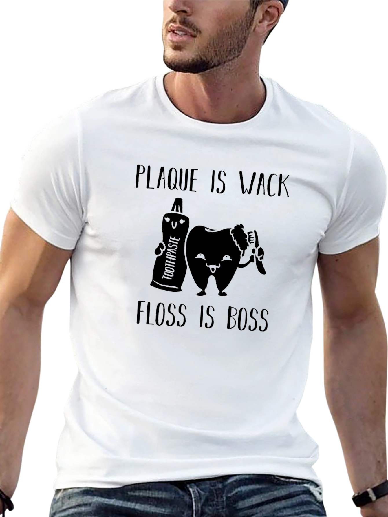 Plaque is Wack Floss is Boss Dental T-Shirt