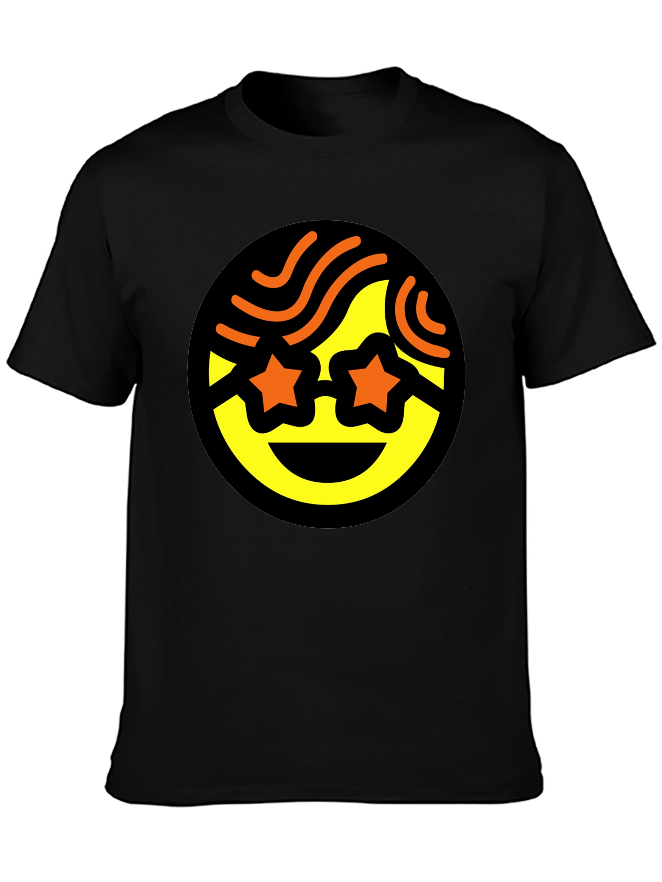 Cool Emoji Graphic Tee - Black