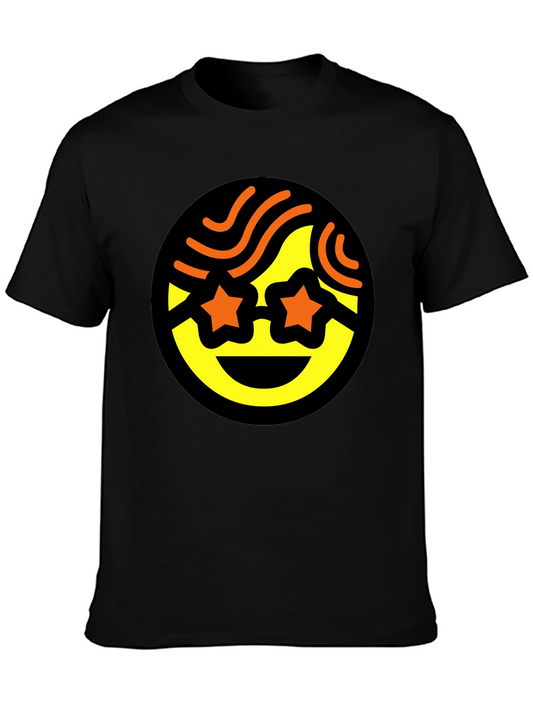 Cool Emoji Graphic Tee - Black
