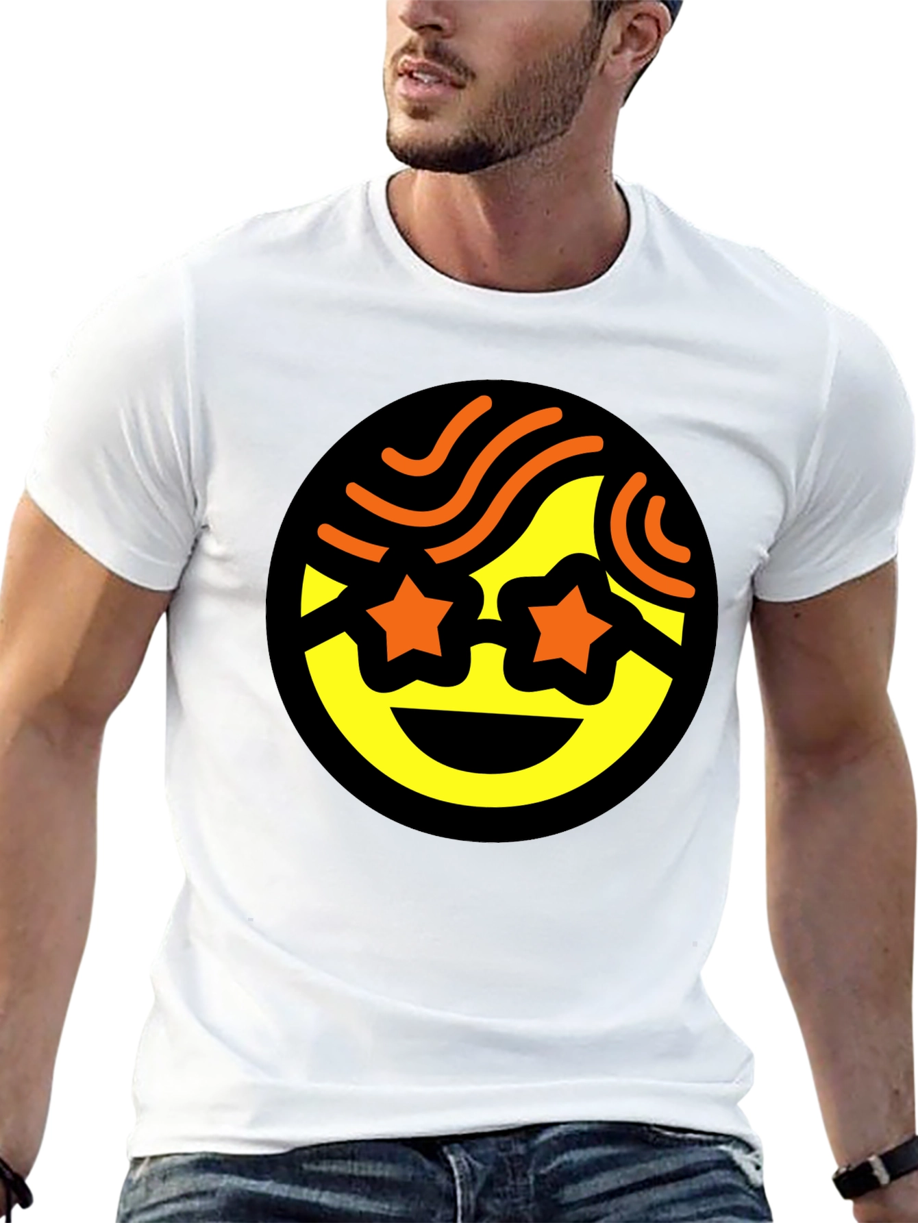 Cool Emoji Graphic Tee - Black