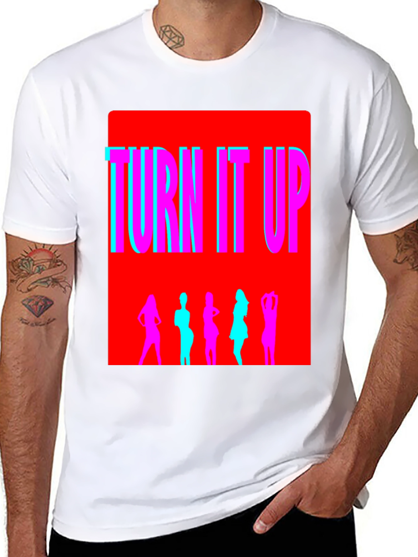 Turn It Up Graphic T-Shirt