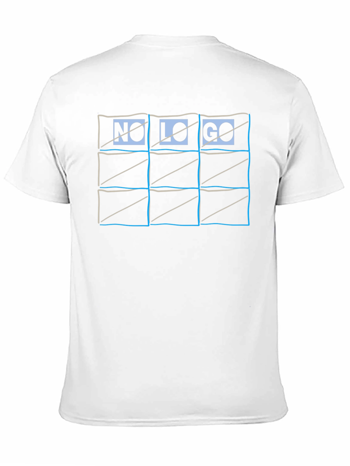 No Logo Black Graphic Tee