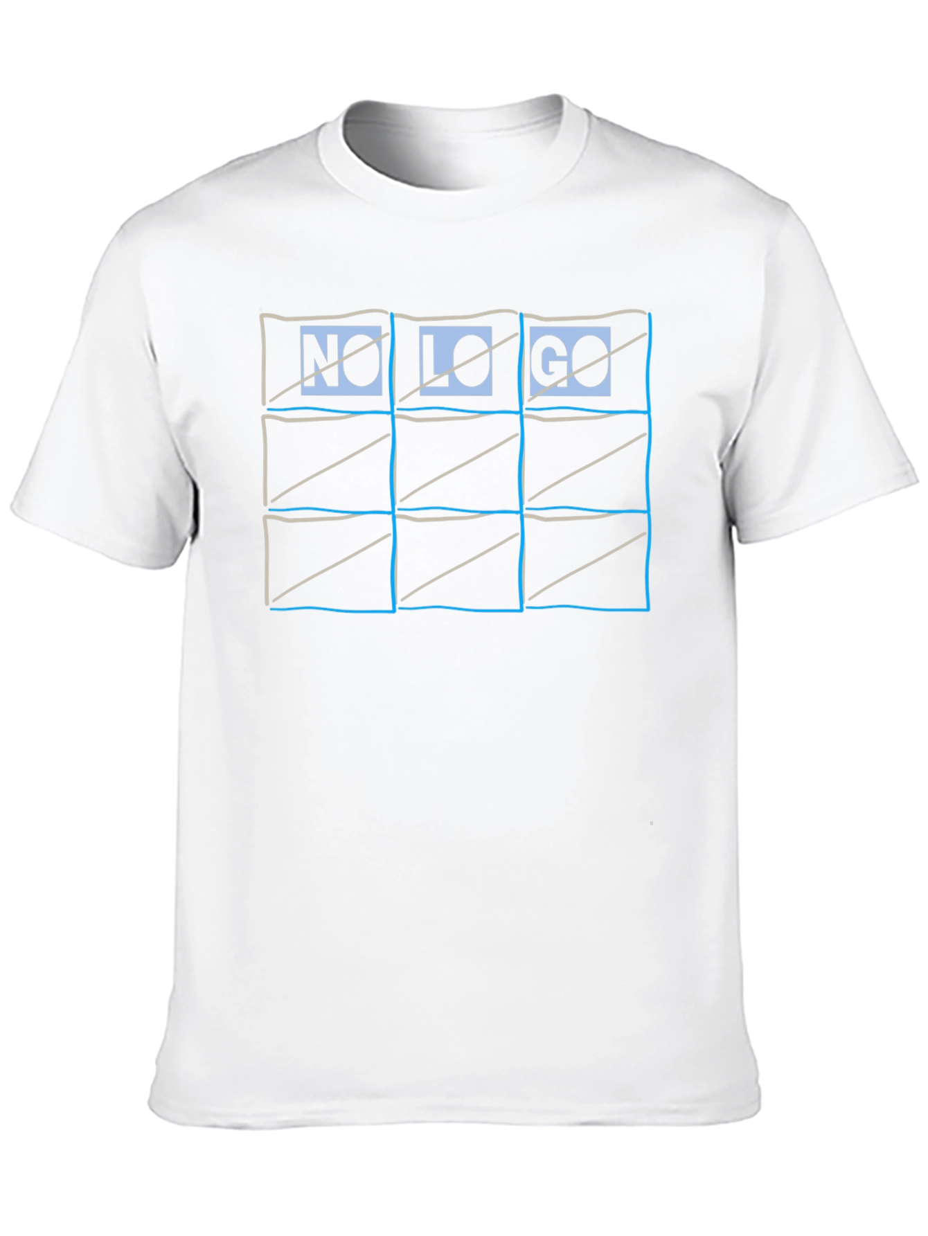 No Logo Black Graphic Tee