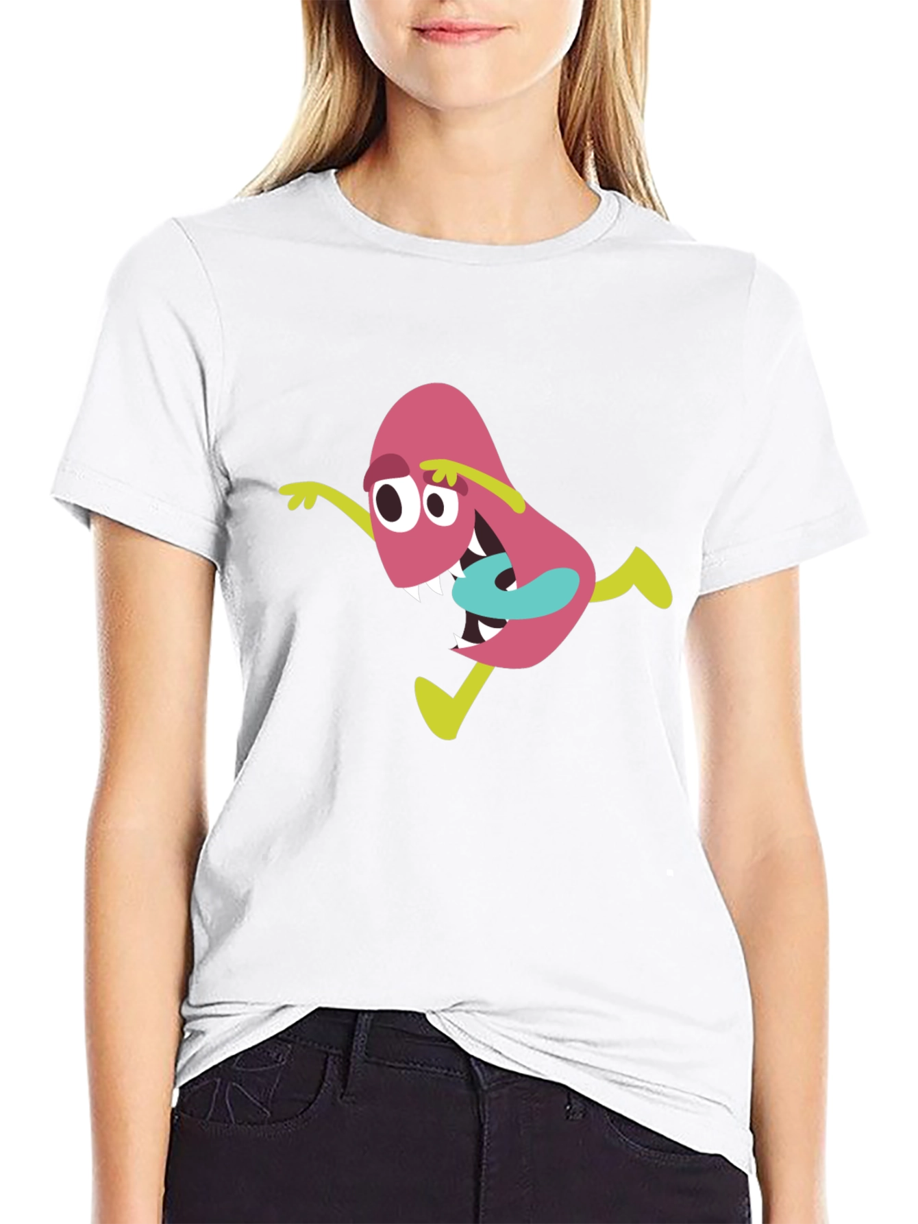 Funky Germ Graphic Tee - Black Cotton Shirt