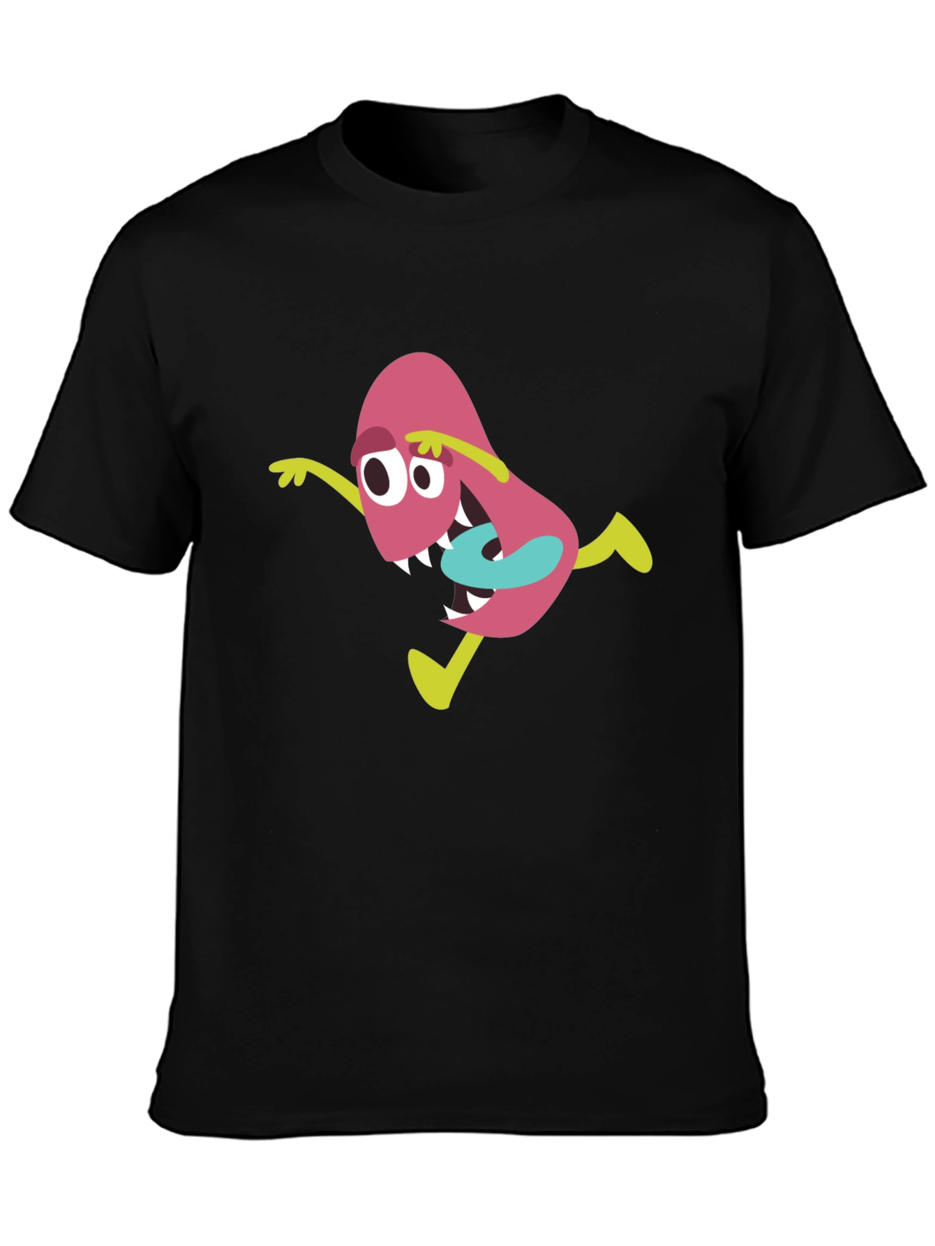 Funky Germ Graphic Tee - Black Cotton Shirt