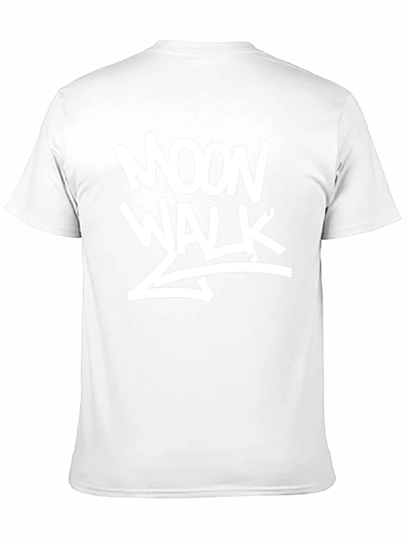 Moonwalk Graphic Print Black T-Shirt