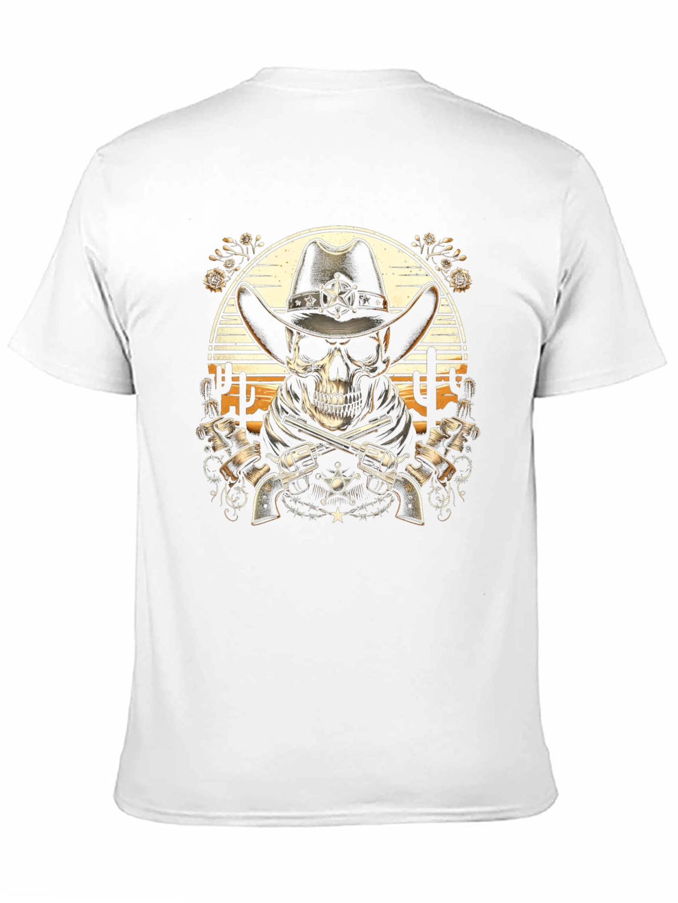 Cowboy Skull T-Shirt - Western Style