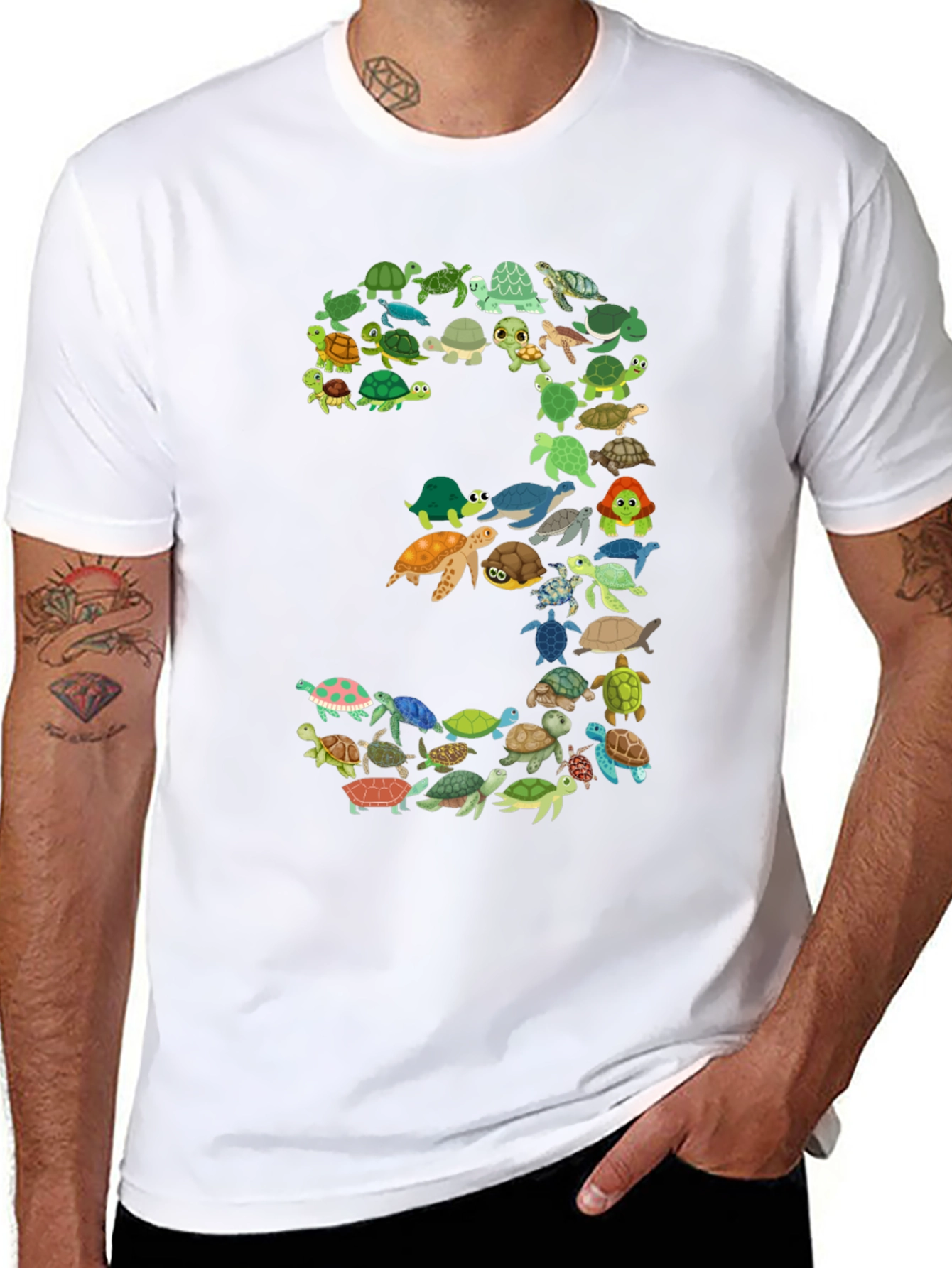 Turtle Number Three T-Shirt
