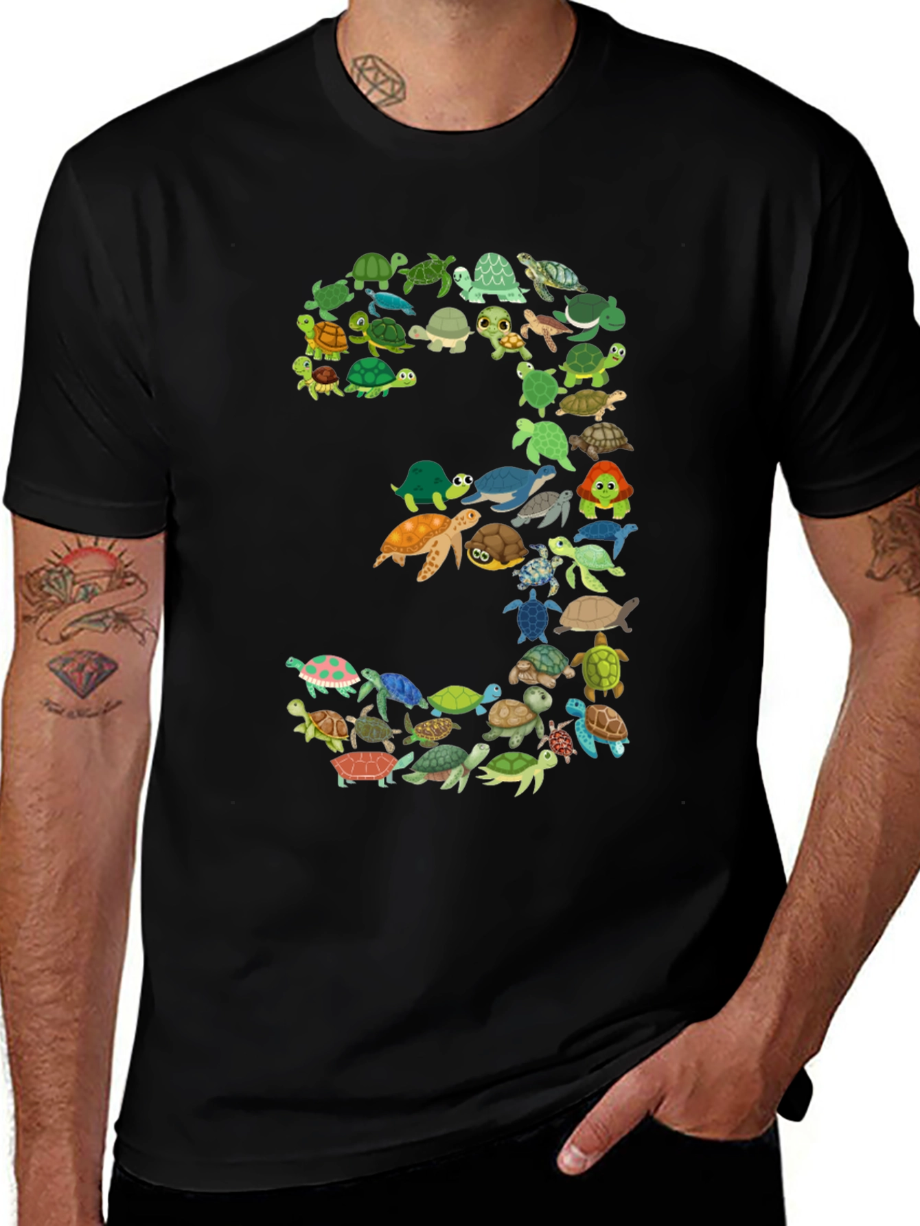 Turtle Number Three T-Shirt