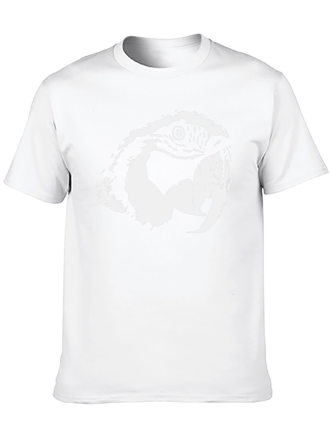 Parrot Graphic Tee - Black Cotton T-Shirt