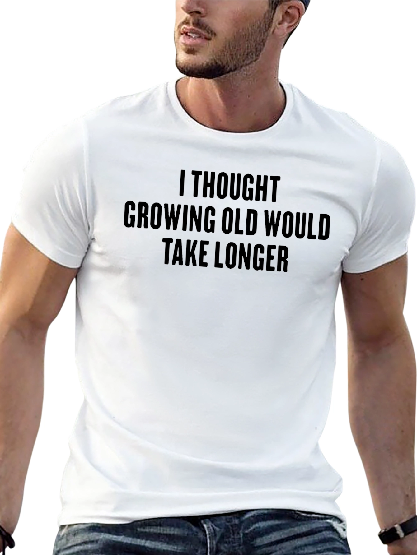 Funny Growing Old Graphic T-Shirt