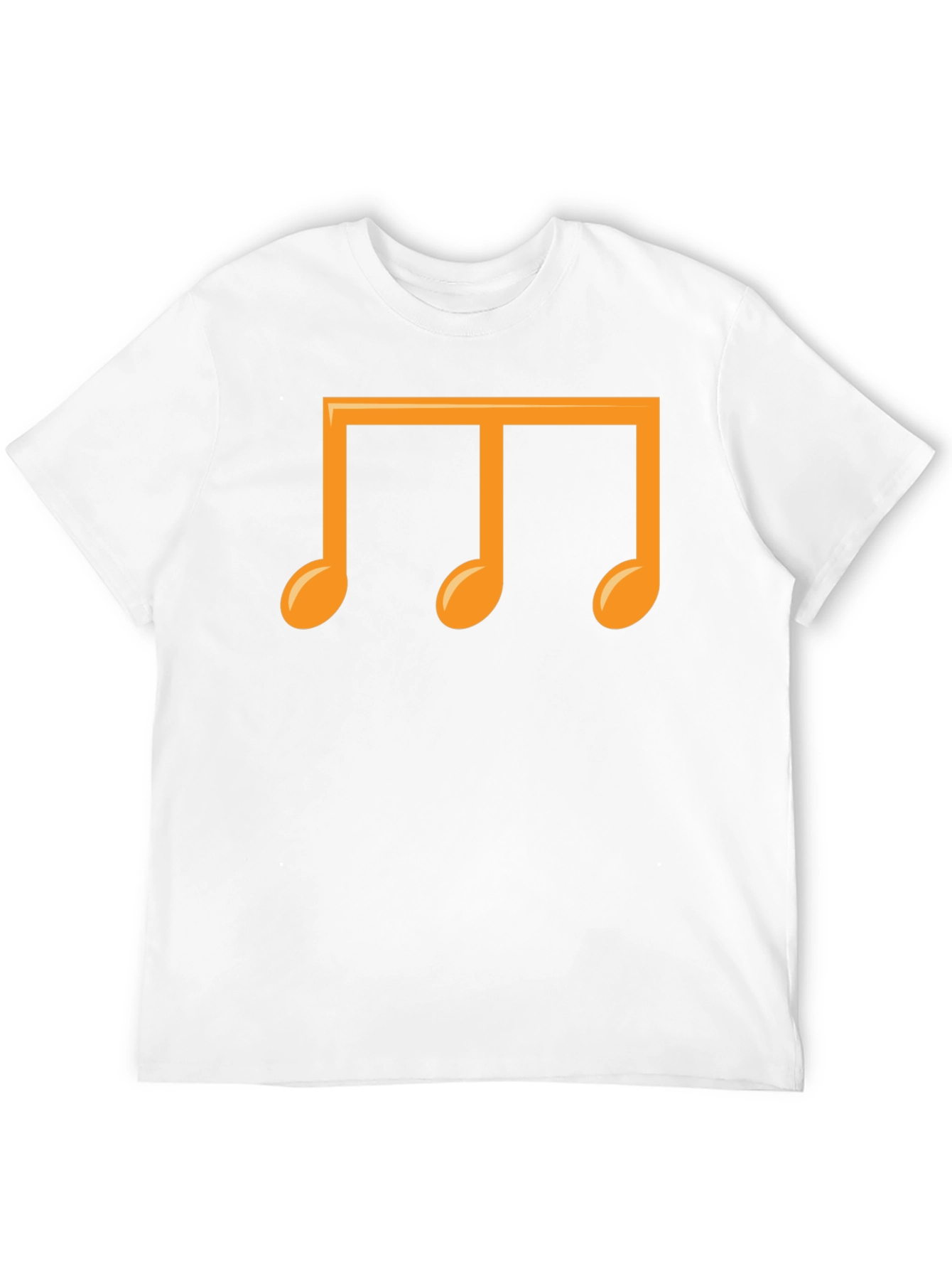 Musical Notes Graphic T-Shirt - Black