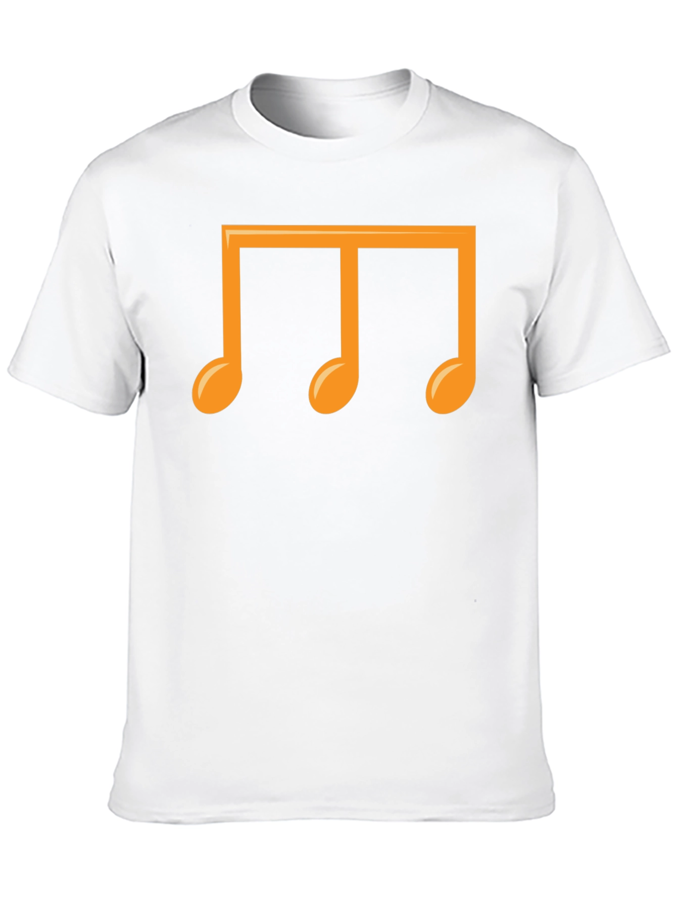 Musical Notes Graphic T-Shirt - Black