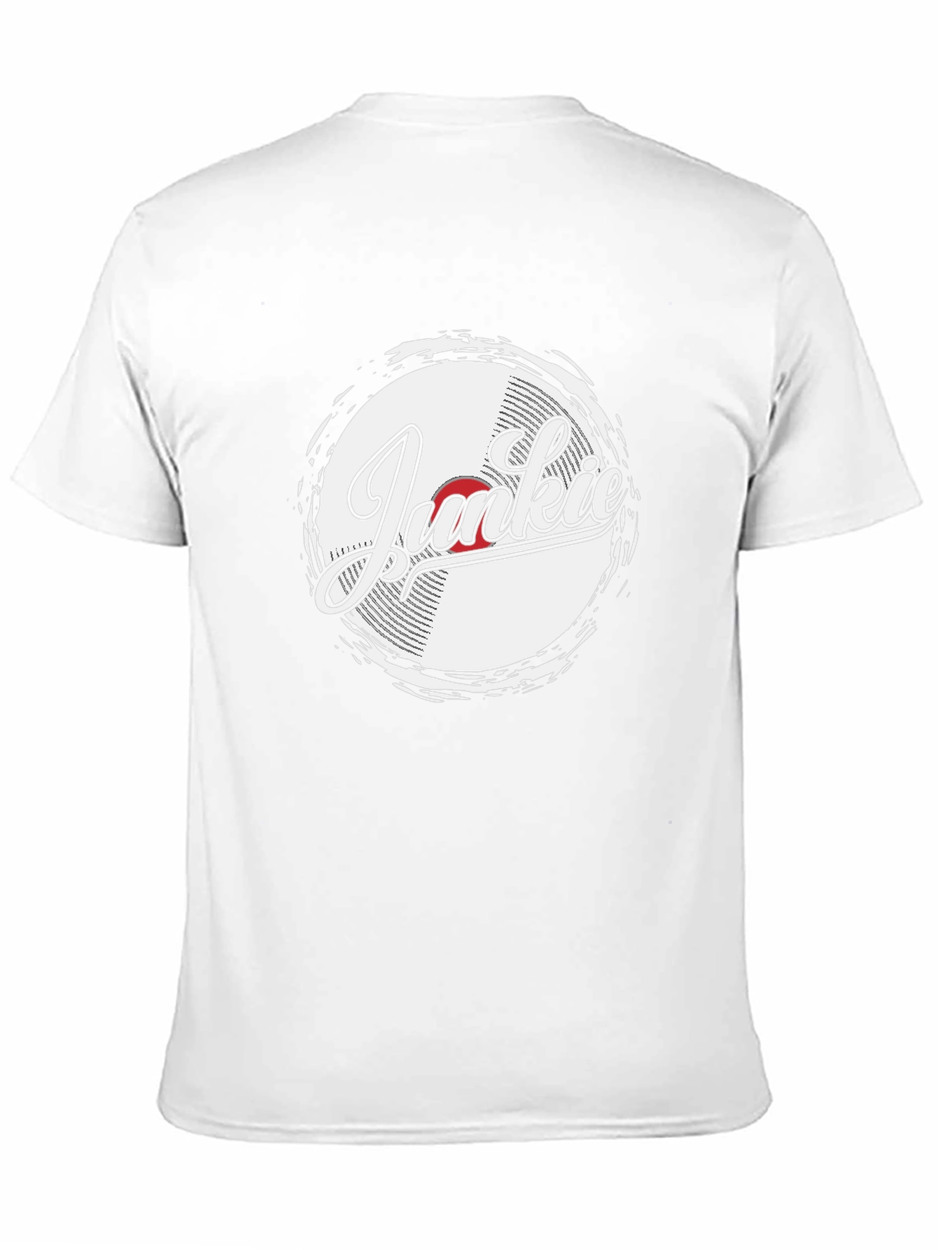 Junkie Retro Record T-Shirt - Black