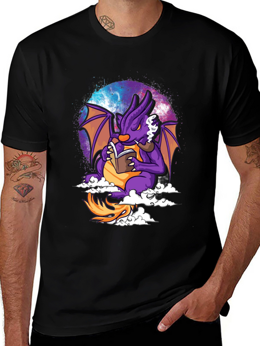 Cosmic Dragon Reading T-Shirt