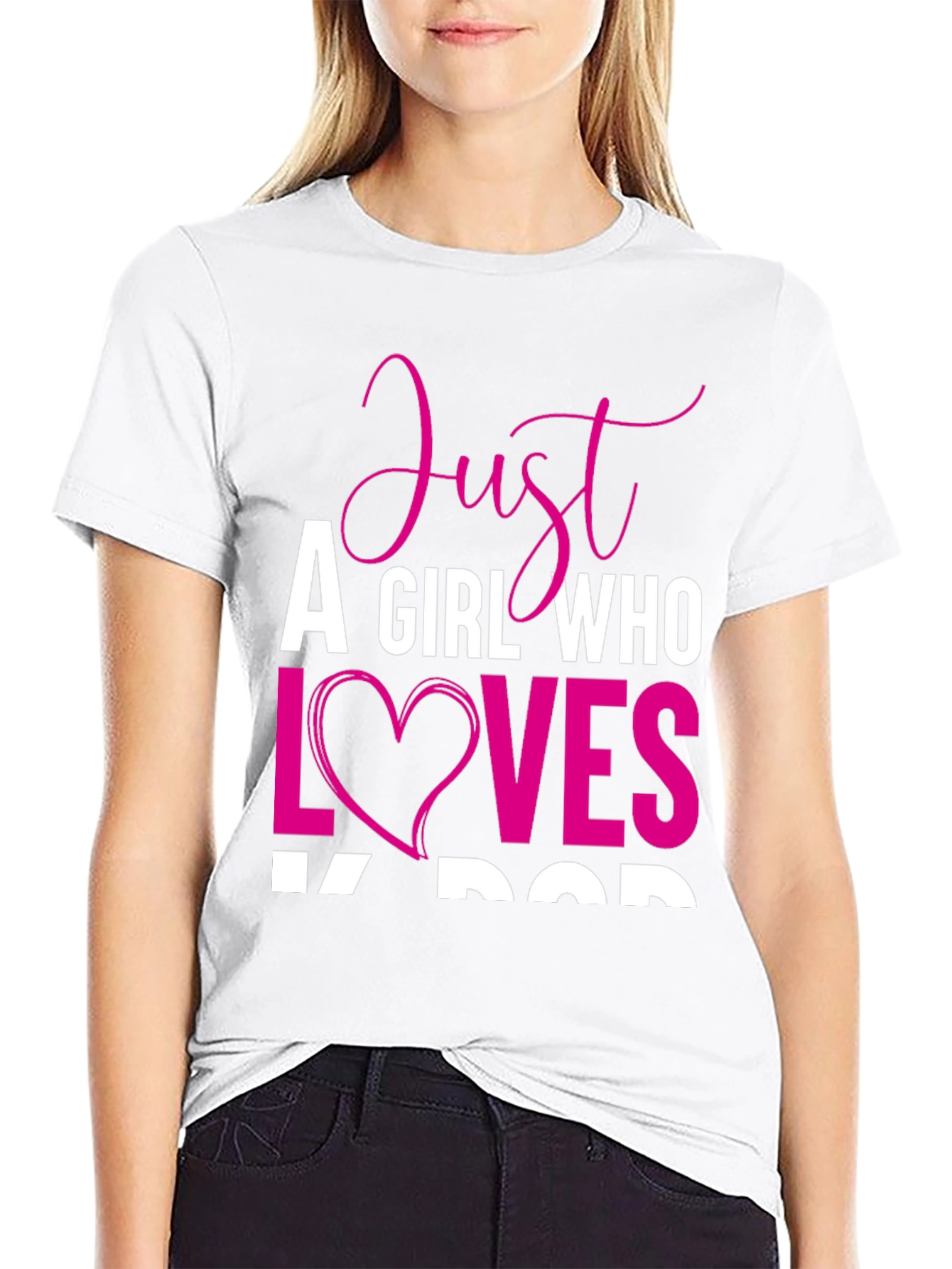 Just a Girl Who Loves K-Pop T-Shirt