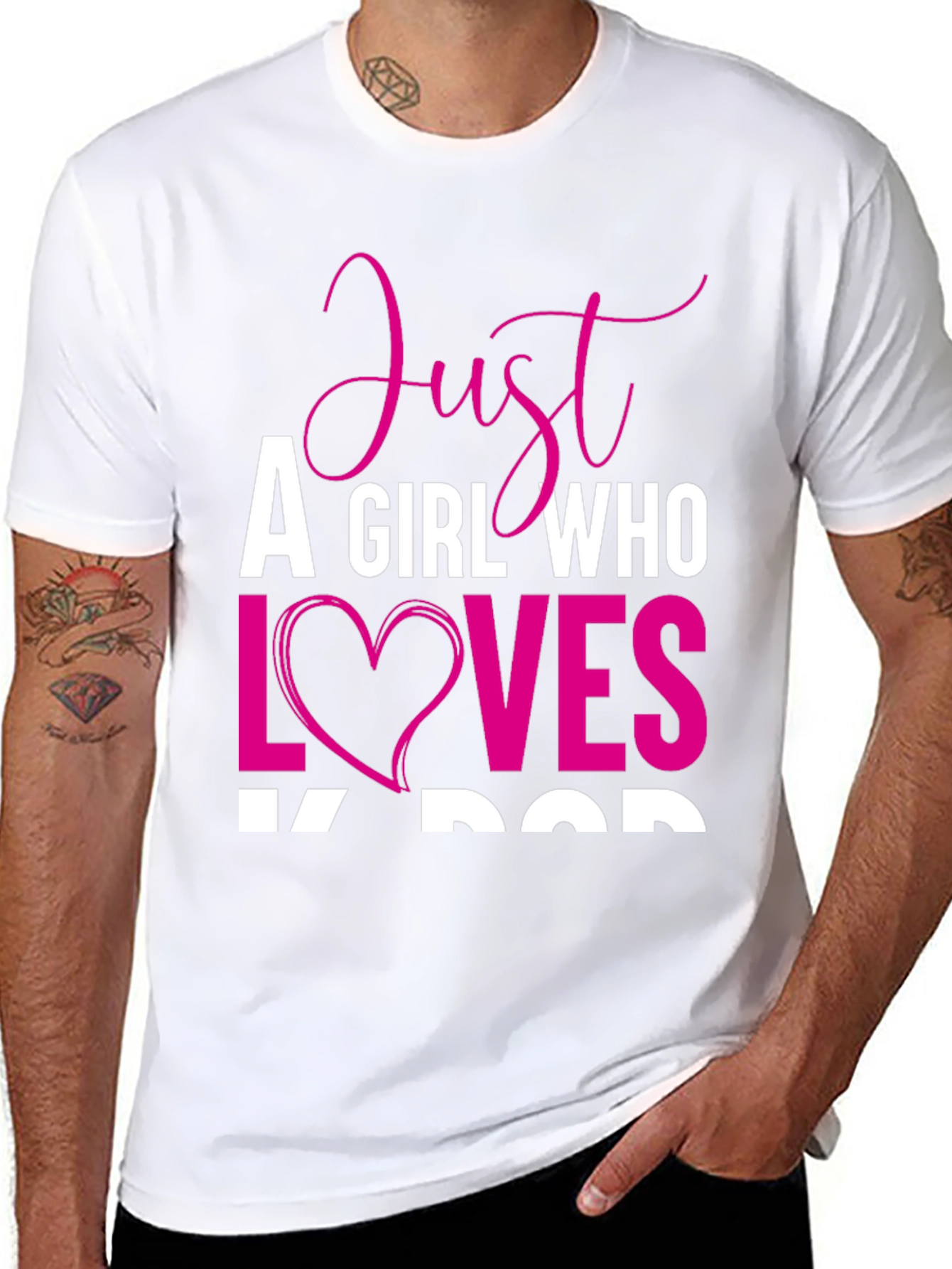 Just a Girl Who Loves K-Pop T-Shirt