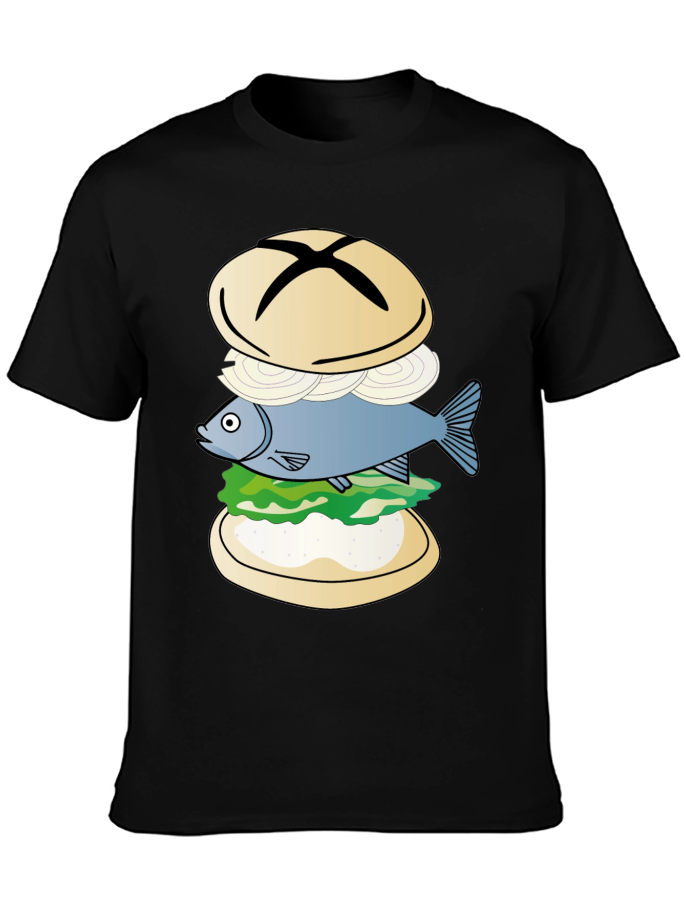 Fish Sandwich Graphic T-Shirt