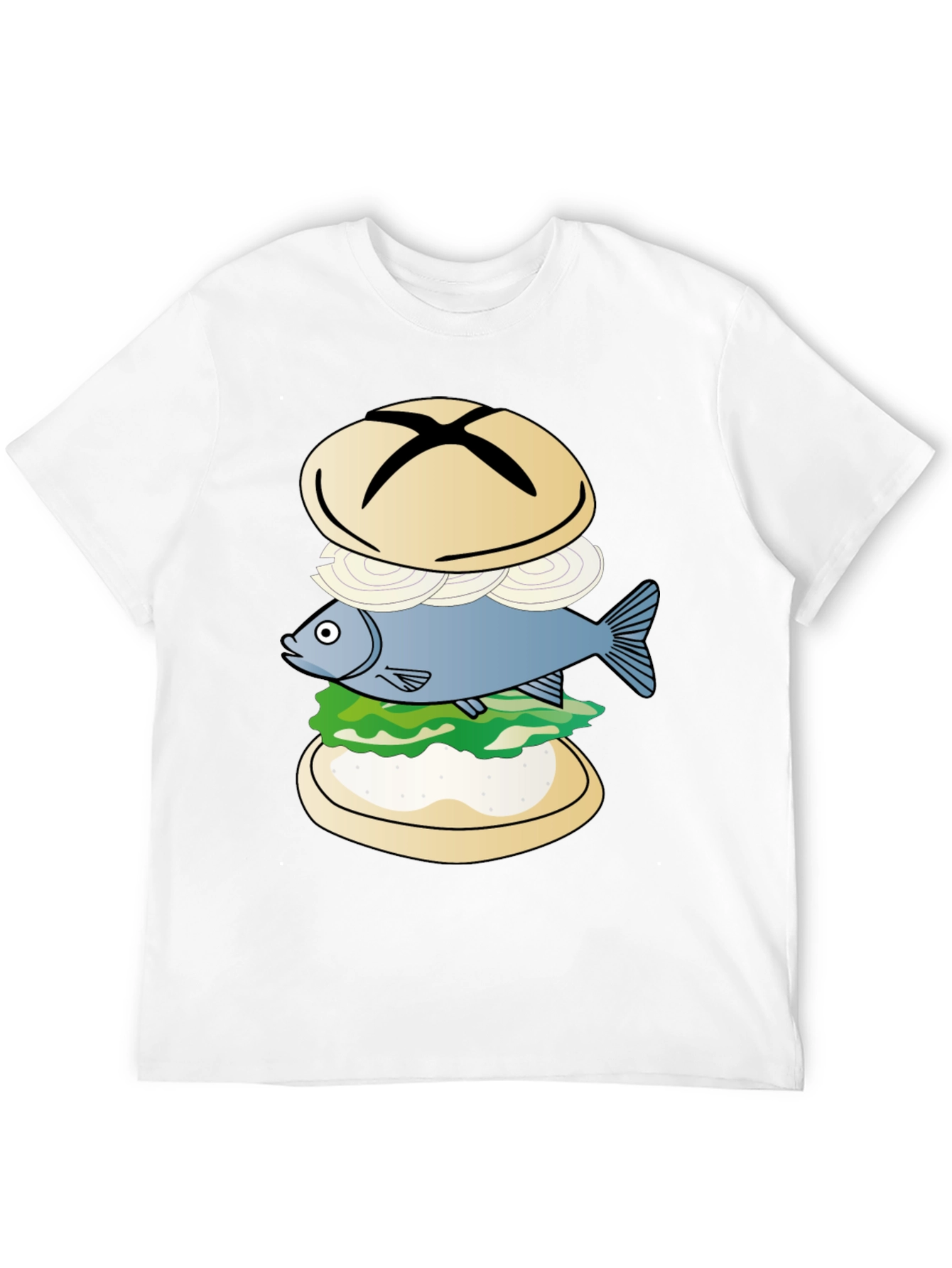 Fish Sandwich Graphic T-Shirt