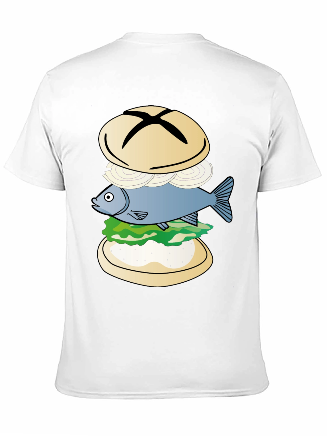 Fish Sandwich Graphic T-Shirt