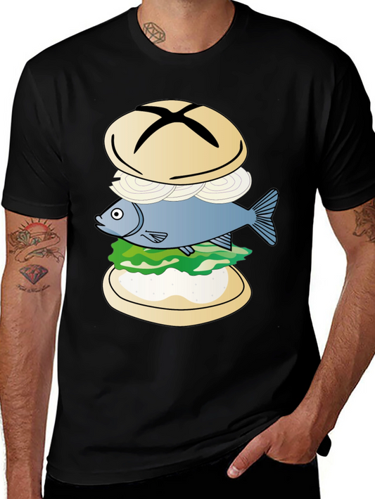 Fish Sandwich Graphic T-Shirt