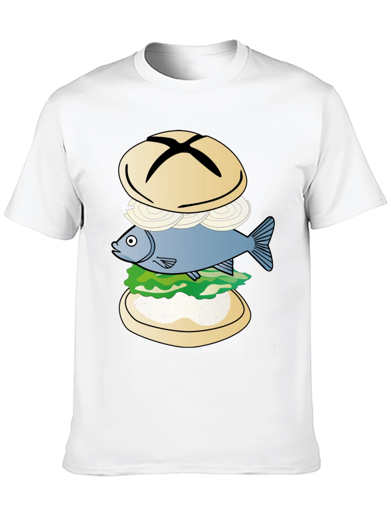 Fish Sandwich Graphic T-Shirt