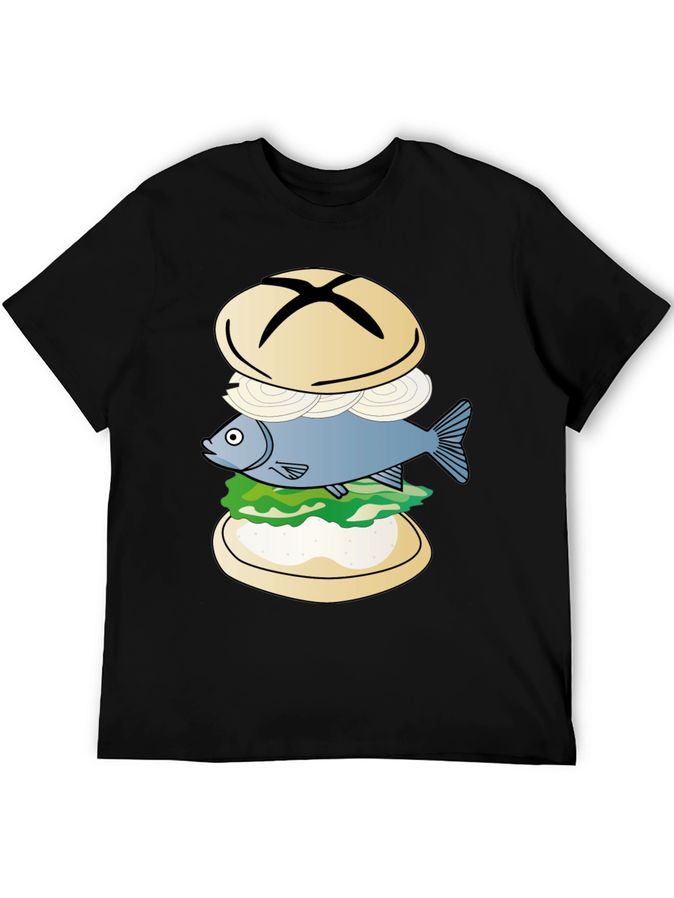 Fish Sandwich Graphic T-Shirt