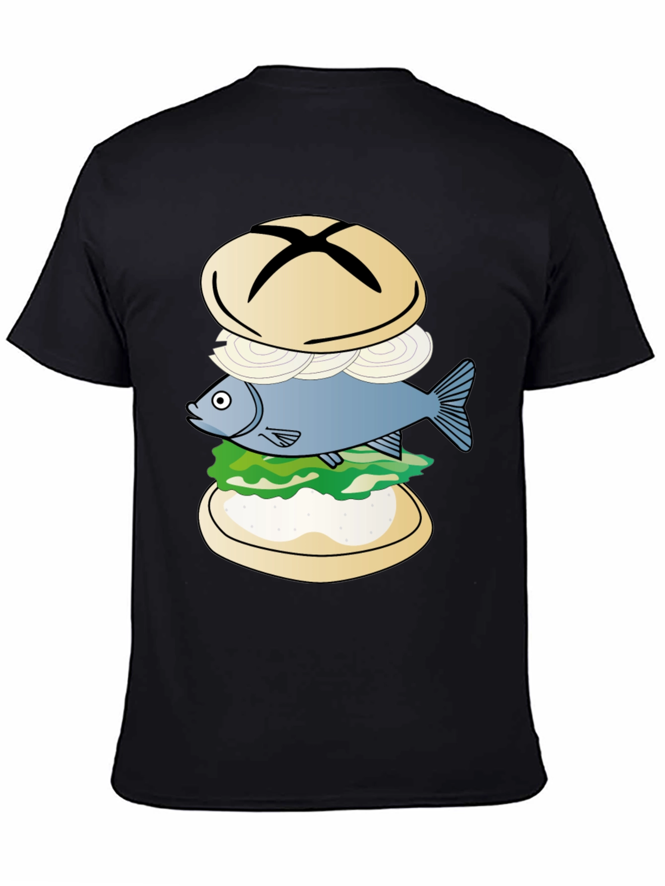 Fish Sandwich Graphic T-Shirt
