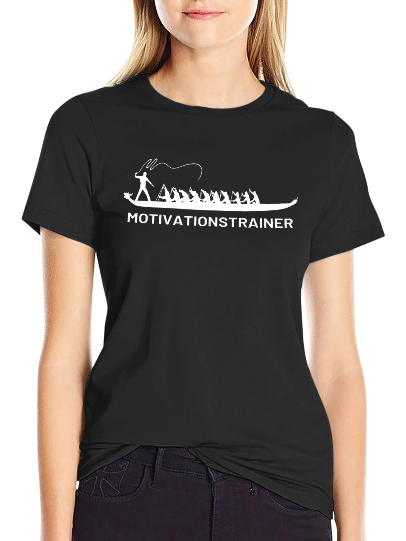 Motivation Trainer Black T-Shirt