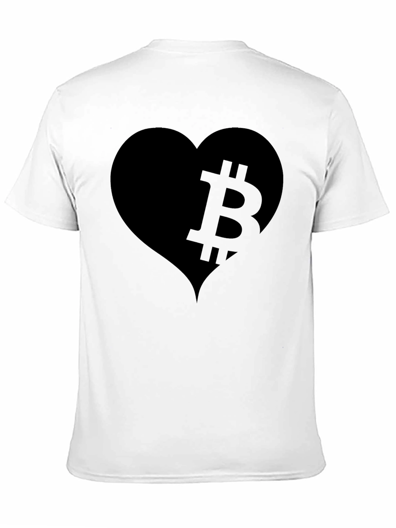 Bitcoin Heart T-Shirt - Crypto Love Tee